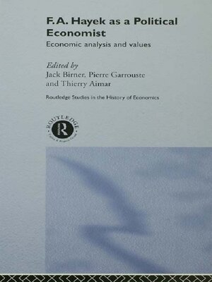 cover image of F.A. Hayek as a Political Economist